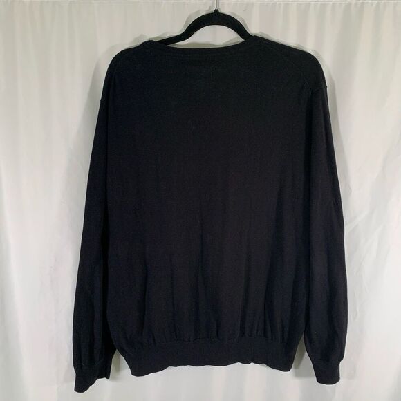 Article 365 Cashmere Blend Sweater Women's XL Black Round Neck Long Sleeve - Picture 6 of 6
